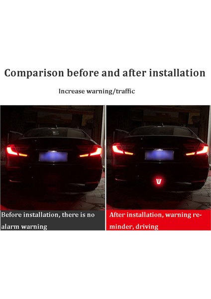 LED F1 V Stil Fren Işığı Evrensel Araç Arka Sürüş Sis Pilot Işıkları Arka Kuyruk Araba Suv Jdm Bba Için Üçüncü Fren Lambası (Yurt Dışından) modelleri
