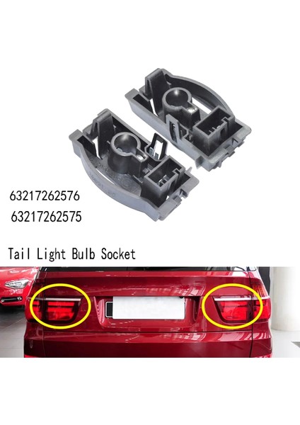 Araç Sağ Kuyruk Ampul Soketi Yan Arka Ampul Tepsi Tutucu Bmw X5 E70 X5 E70 Lcı 63217262576 (Yurt Dışından) modelleri