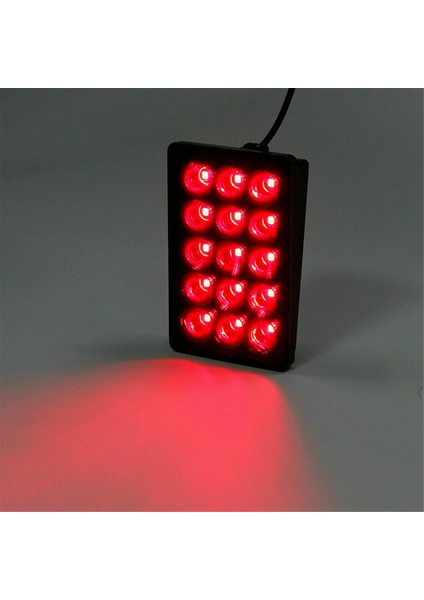 LED Araba Fren Lambası 15LED F1 Tarzı Evrensel Kabuklu Pilot Işık Araba Arka Spoyler LED Fren Işık Kuyruğu Işık Kırmızı Kabuk (Yurt Dışından) modelleri