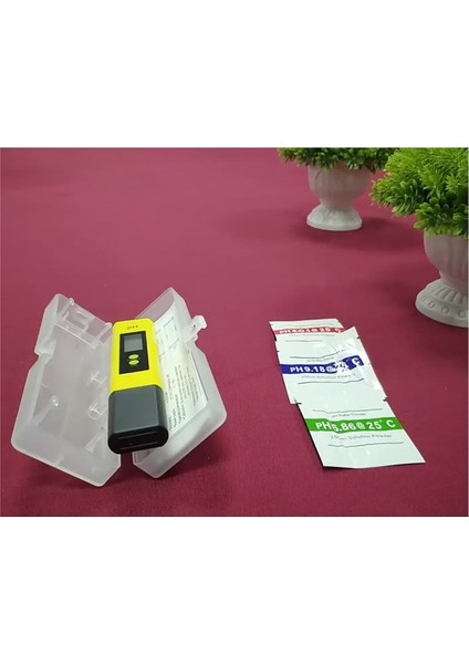 Sarı Ph Değer Testi Kalemi, Ph Test Cihazı 0.01 Yüksek Hassasiyetli Su Kalitesi Test Cihazı, Ölçüm Aralığı 0-14 Ph (Yurt Dışından) indirimleri