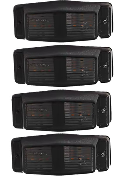 4pcs Füme Beyaz Ön Izgara Işığı LED Işaretleyici Lamba Için Volvo Adam Benz Kamyon Kamyonu Çift Brülör Gösterge Işığı (Yurt Dışından) fırsatları