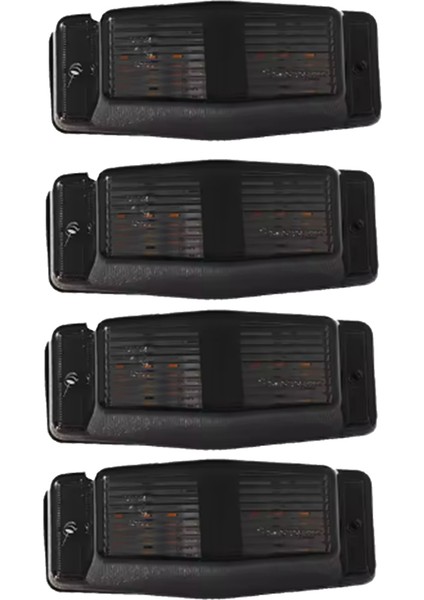 4pcs Füme Beyaz Ön Izgara Işığı LED Işaretleyici Lamba Için Volvo Adam Benz Kamyon Kamyonu Çift Brülör Gösterge Işığı (Yurt Dışından) indirimleri