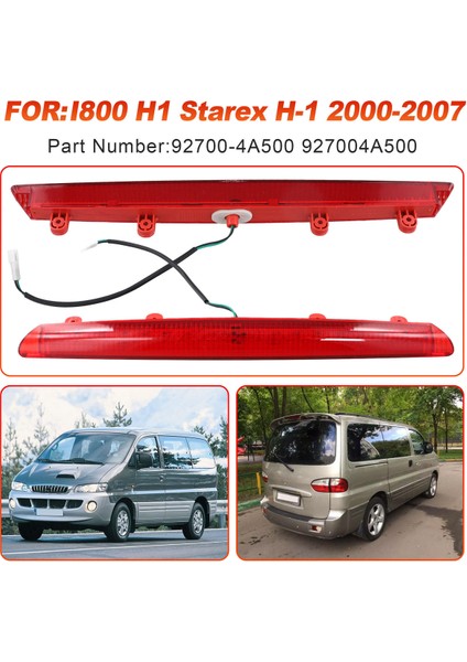 92700-4A500 Araç Yüksek Montajlı Fren Işığı Arka Kuyruk Işığı Hyundai Starex H-1 2000-2007 Için Üçüncü Fren Işığı (Yurt Dışından) indirimleri