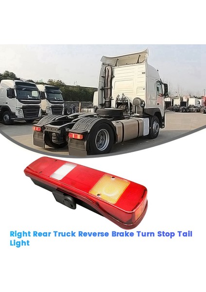 Volvo Fh 12 16 460 Fm Kamyon Ters Fren Lambası Için Buzzer ile Sağ Arka Arka Lamba Kapağı (Yurt Dışından) fiyatları