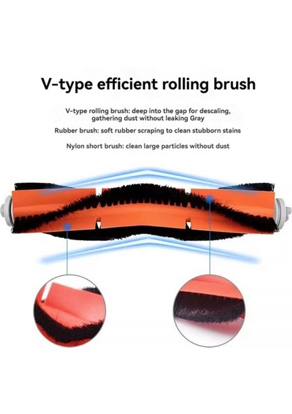 16PCS Fırça Filtre Paspas Bezi ve Ana Fırça Kapağı Xiaomi Mijia 1c 1t Vakum Süpürge Aksesuarları Yedek Parçalar (Yurt Dışından) fiyatları