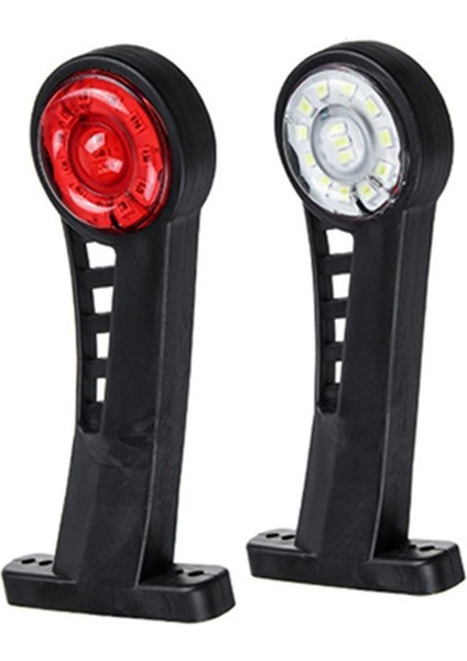 24V Araba Kamyonu Dirsek Yan Işaretçi Işıkları Uyarı Sinyal Lambası Arka Kuyruk Işığı Fragman Van Lorry Bus, 2pcs (Yurt Dışından)