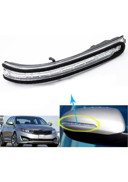 Araba Yan Ayna LED Dikiz Aynası Sinyal Dönüş Lambası Flaş Işığı Kia K5 (Hibrid) Optima Cerato 2010-2015 876242T000 (Yurt Dışından) fiyatları