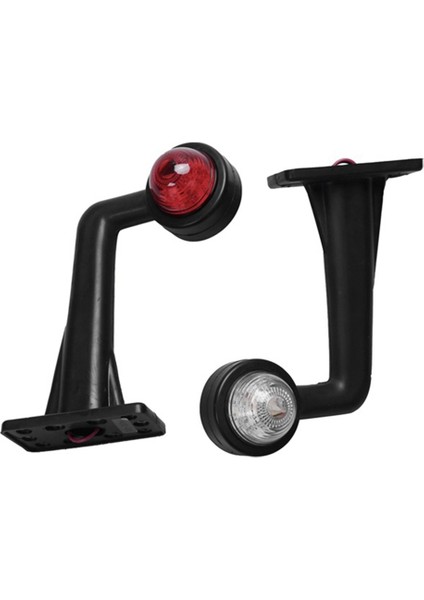 1 Çift Kamyon Römork Karavanı 12/24V LED Römork Bel Işığı Uyarı Işığı Volvo Kamyonlar Için Kırmızı ve Beyaz Işık Scania (Yurt Dışından)