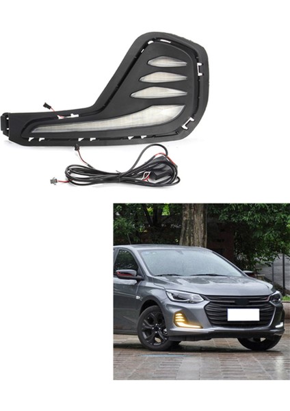 Chevrolet Için Cavalier 2020 2021 2022 Otomobil Gündüz Çalışma Işık Dönüş Sinyal Far Sis Far Kapağı, B (Yurt Dışından) indirimleri