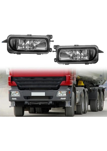 1paır Ön Tampon LED Sis Lambası Assy A9438200156 A9438200056 Mercedes Benz Actros Mp2 Mp3 Kamyon LED Sürüş Işıkları (Yurt Dışından) fırsatları