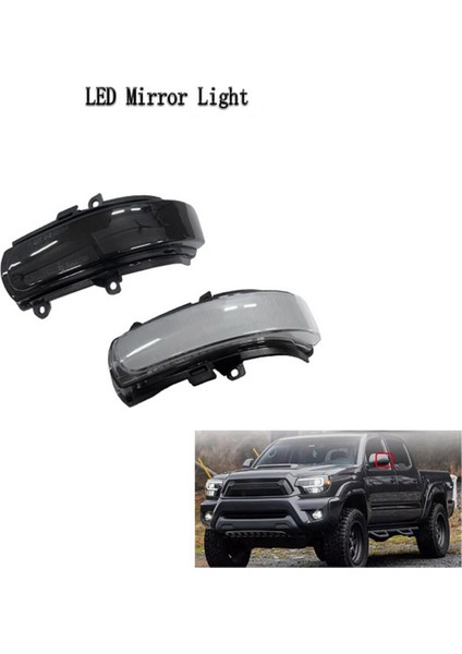 1 Pair Dikiz Aynası Dönüş Sinyali Toyota Için Sinyal Işığı Corolla Rukus Zelas Paso Auris Scion Yan Ayna Gösterge Lambası (Yurt Dışından) modelleri