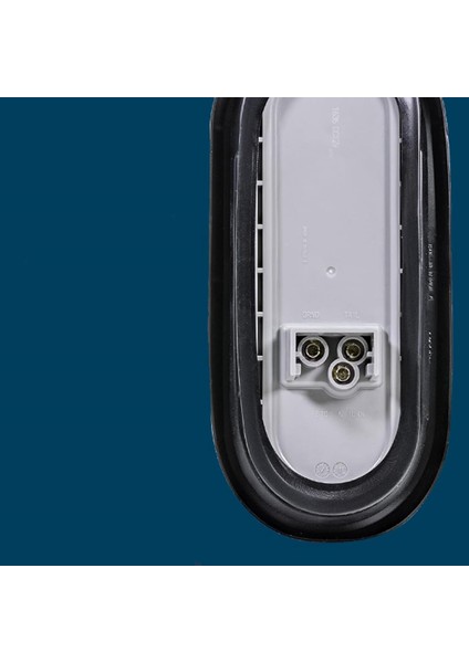 Araba Oval 10LL Ampul Fren Lambaları EKLENTI12V Dönüş Sinyal Işıkları Evrensel Çoğu Araba Kamyon Römork Beyaz (Yurt Dışından) fiyatları
