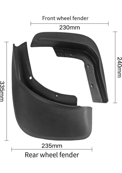 4pcs Araba Çamurlu Çamur Flaps Volvo XC60 2014-2017 Araç Aksesuarları Için Sıçrama Çamur Guard Fender (Yurt Dışından) indirimleri
