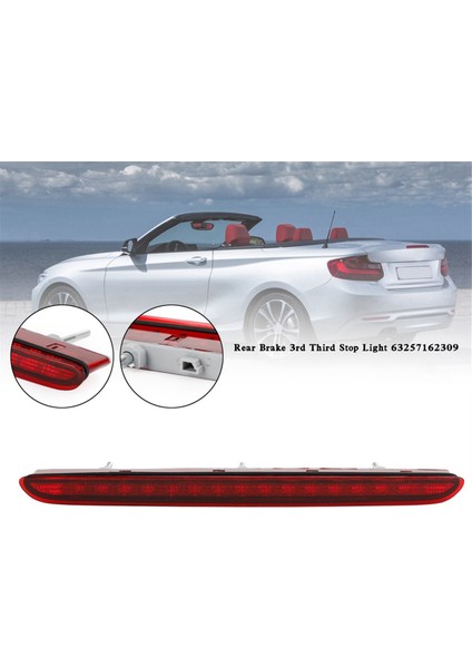 Araba Yüksek Monte Fren Işığı Arka Kuyruk Işığı Bmw 3 Serisi E93 Convertible 2007-2013 63257162309 Için Üçüncü Fren Işığı (Yurt Dışından) indirimleri