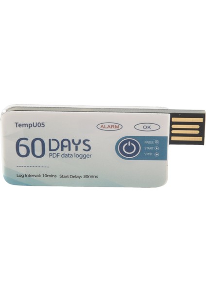 Sıcaklık Veri Günlüğü TEMPU05 60 Gün Pdf Rapor Sıcaklık Kaydedici Tek Kullanım USB Sıcaklık Kayıt Aleti (Yurt Dışından) modelleri