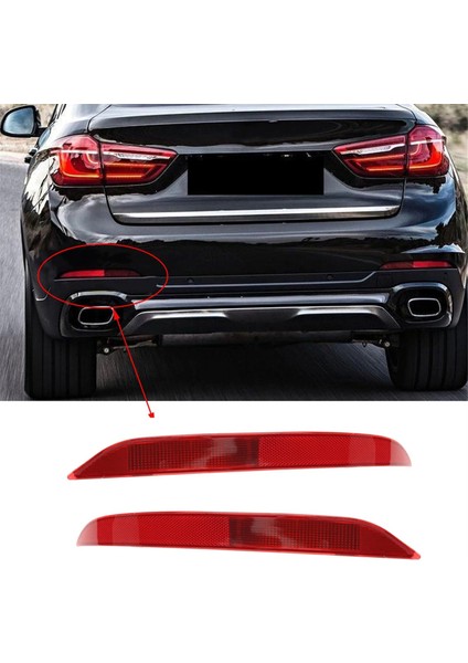 Bmw X6 F16 2014-2016 Için Sol Arka Tampon Reflektör Fren Uyarı Lambası 63147323185 (Yurt Dışından) fırsatları