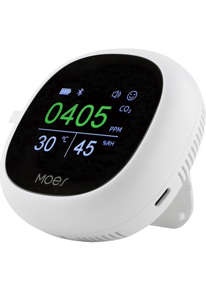 Moes Bluetooth Tuya Akıllı Karbon Dioksit Ölçer Sıcaklık Nem Sensörü Dijital 3&#39;ü 1 Arada Hava Kalitesi Taşınabilir Ölçer (Yurt Dışından) indirimleri