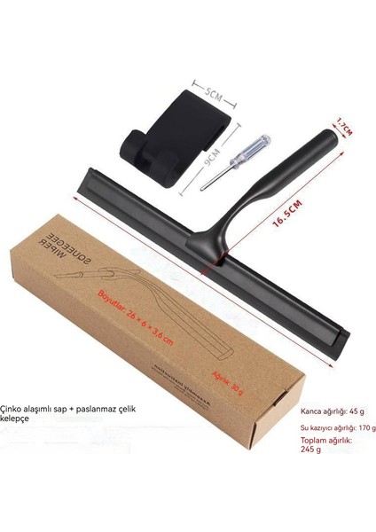 Paslanmaz Çelik Cam Silecek Ev Ticari Banyo Tuvalet Cam Temizleme Araçları (Yurt Dışından)