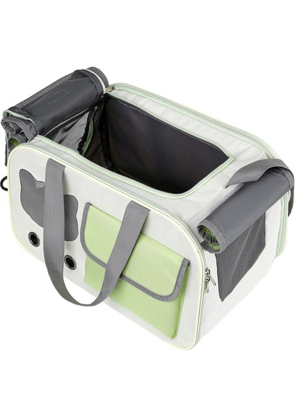 Evcil Hayvan Çantası Büyük Kapasiteli Kedi Dışarı Çantası Nefes Alabilir Taşınabilir Tek Omuz Çapraz Kedi Çantası (Yurt Dışından) fiyatları