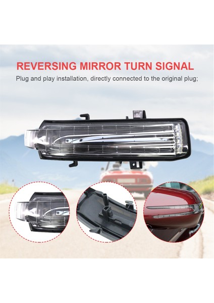 Dinamik Dönüş Sinyal Lambası Işık Dikizli Ayna Gösterge Işığı Mercedes Benz E-Coupe W207/C207 Cls Clc Sl Slk Sınıfı (Yurt Dışından) indirimleri