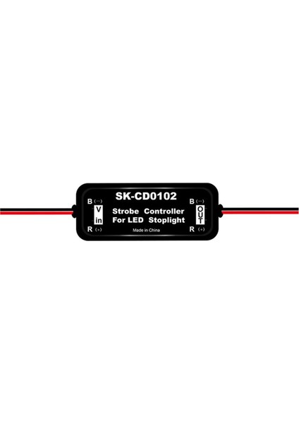 Strob Kontrolör Fren Işık Flaşör Modülü Araç LED Fren Durdurma Işık Lambası 12V-16V (Yurt Dışından)