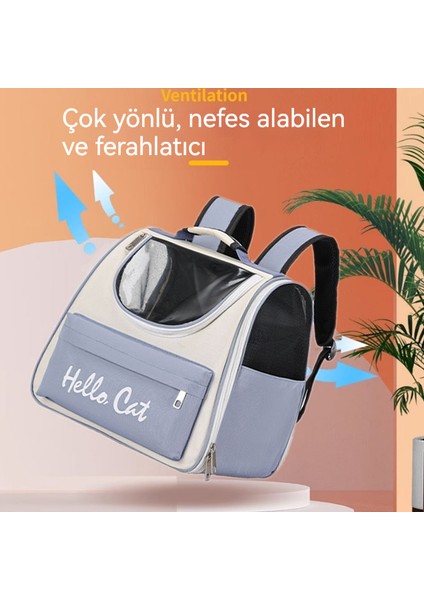 Dışarı Çıkmak Için Omuz Evcil Hayvan Çantası, Taşınabilir Nefes Alabilir Kedi Çantası, Büyük Kapasiteli Evcil Hayvan Sırt Çantası (Yurt Dışından) fiyatları