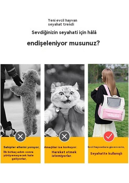 Dışarı Çıkmak Için Omuz Evcil Hayvan Çantası, Taşınabilir Nefes Alabilir Kedi Çantası, Büyük Kapasiteli Evcil Hayvan Sırt Çantası (Yurt Dışından) fiyatları