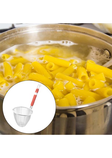 Ahşap Saplı Paslanmaz Çelik Mutfak Eşyaları Mantı Erişte Süzgeç 5.3" x 4.9" (Yurt Dışından) indirimleri