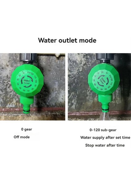 Döner Kollu Mekanik Yağmurlama Zamanlayıcısı, Bahçe Hortumu Sulama Zamanlayıcısı, Su Geçirmez Hortum Zamanlayıcısı, Bahçe Sulama Zamanlayıcısı (Yurt Dışından)