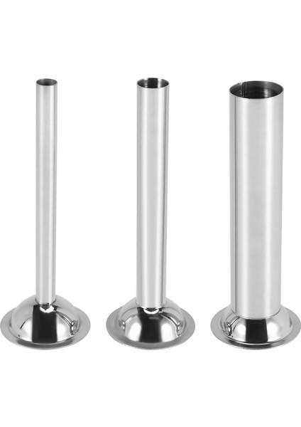 Adet Paslanmaz Çelik Sosis Doldurma Tüpleri, Huniler, Nozullar, Yedek Parçalar, Doldurma Tüpü, Taban Çapı: 58MM (Yurt Dışından)