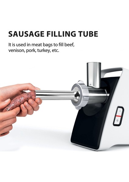 Adet Paslanmaz Çelik Sosis Doldurma Tüpleri, Huniler, Nozullar, Yedek Parçalar, Doldurma Tüpü, Taban Çapı: 58MM (Yurt Dışından) modelleri