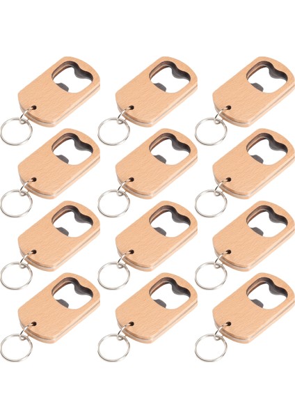 12'li Paket Ahşap Şişe Açacağı Ahşap Anahtarlık Şişe Açacakları Boşlukları Ahşap Gravür Anahtarlıklar Ev Mutfak Parti Için Anahtar Etiketi (Yurt Dışından) fırsatları