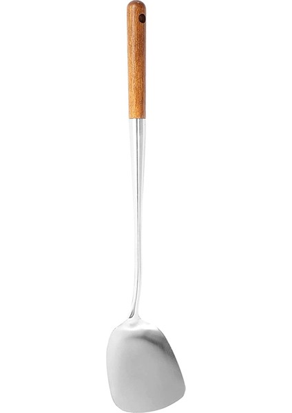 Wok Spatula, Wok Için 17 Inçlik Spatula, Paslanmaz Çelik Wok Spatula (Yurt Dışından)
