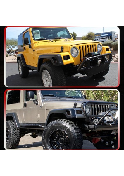 Ön Tampon Sinyali ve Ön Çamurluk Sidemarker Işık Kapağı Kiti Jeep Wrangler Tj 1997-2006 55157033AA 55157032AA (Yurt Dışından) indirimleri