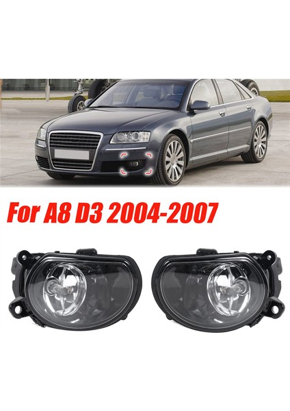 Audi A8 D3 2004-2007 4E0941700A Halojen Ampullerle Sağ Ön Sürüş Sis Lambası Işık Montajı (Yurt Dışından) indirimleri