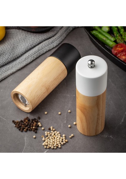 2'li Paket Ahşap Tuz ve Karabiber Değirmeni Baharat Kuruyemiş Değirmenleri Elde Taşınabilir Baharat Öğütücü Şişe Pişirme Ev Mutfak Aletleri (Yurt Dışından) fırsatları
