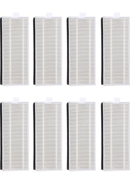 8pcs Ecovacs Deebot Ozmo U2 / U2 Pro Robot Vakum Süpürge Yedek Parçaları Için 8pcs Hepa Filtre Yedek Parçaları (Yurt Dışından)
