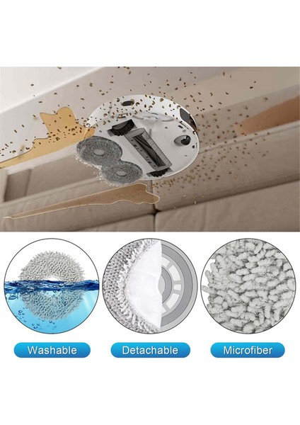 Dream L10S Ultra/ L10 Ultra, Yedek Parçalar Ana Yan Fırçalar Hepa Filtreler Mop Bez Toz Torbaları (Yurt Dışından) indirimleri