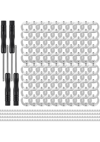 100'LÜ Şişe Açacağı Seti Dıy Şişe Açacağı Donanımı Metal Şişe Açacağı Donanımı Bira Şişe Açacağı Dıy (Yurt Dışından)