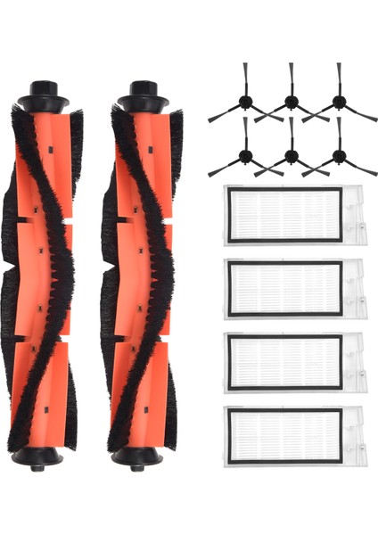 Roidmi Eve Için 12 Pcs Plus Robot Vakum Süpürge Ana Fırça Hepa Filtre Yan Fırçası Yedek Aksesuarlar Parçalar (Yurt Dışından) fiyatları