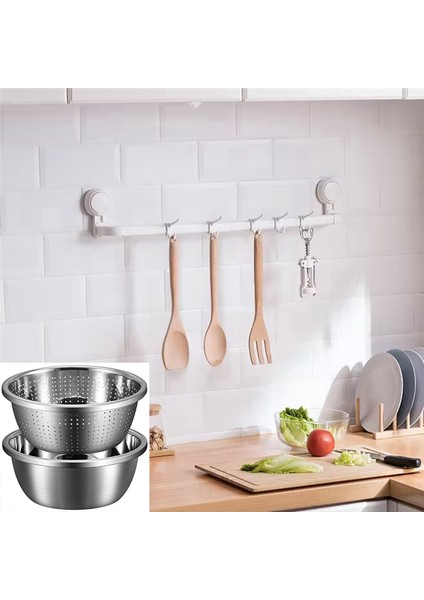 Mikro Gözenekli Süzgeç, Sebze, Meyve ve Pirinç Yıkamak ve Pişmiş Makarnayı Süzmek Için Karıştırma Kabı ile Birlikte Kapasite. (Yurt Dışından) fırsatları