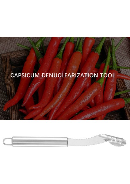 Adet Jalapeno Biber Çekirdeği Çıkarıcı, Paslanmaz Çelik Biber Saplı Jalapeno Çekirdeği Çıkarıcı, Jalapeno, Acı Biber ve Dolmalık Biber Için Çekirdek Çıkarıcı (Yurt Dışından) fırsatları