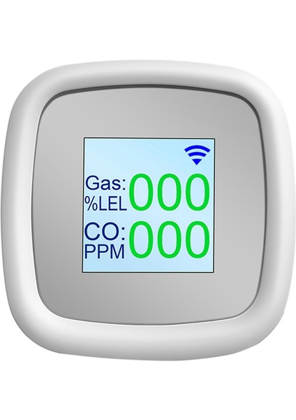 Tuka Wifi Yanıcı Gaz Dedektörü Gaz Alarmı Dijital Gaz Algılama Sensörü Ses Alarm Akıllı Hava Kalitesi Dedektörü, B (Yurt Dışından)