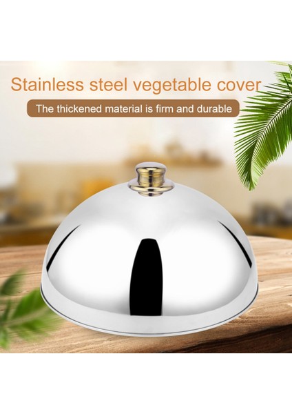 Paslanmaz Çelik Kubbe Tabak Örtüsü Masa Yemek Örtüsü Batı Restoran Örtüsü Teppanyaki Tabak Örtüsü (Yurt Dışından) modelleri