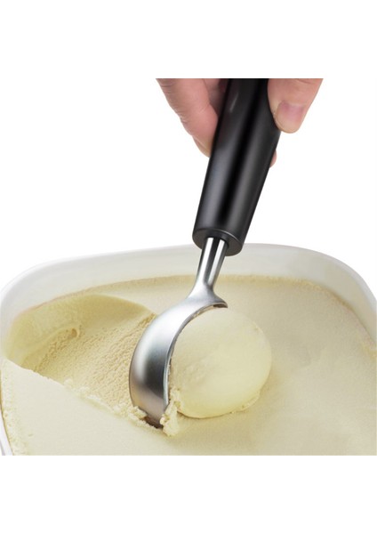 Dondurma Kepçesi Paslanmaz Çelik, Kaymaz Kauçuk Saplı Profesyonel Büyük Dondurma Kepçeleri (Yurt Dışından) modelleri