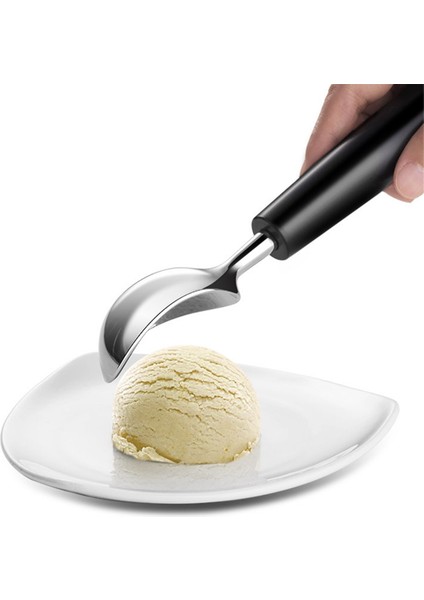 Dondurma Kepçesi Paslanmaz Çelik, Kaymaz Kauçuk Saplı Profesyonel Büyük Dondurma Kepçeleri (Yurt Dışından) indirimleri