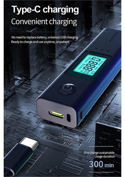 Taşınabilir Mini Breathalyzer Alkol Ölçüm Enstrüman Test Cihazı Temas Dışı Alkol Dedektörü (Yurt Dışından) fırsatları