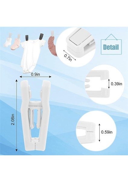 Bebek Giysileri Için Plastik Askı Klipsleri, Askılar Için Güçlü Plastik Klipsler, Kadife Askılar Için Çok Amaçlı Askı Klipsleri (Yurt Dışından) fiyatları
