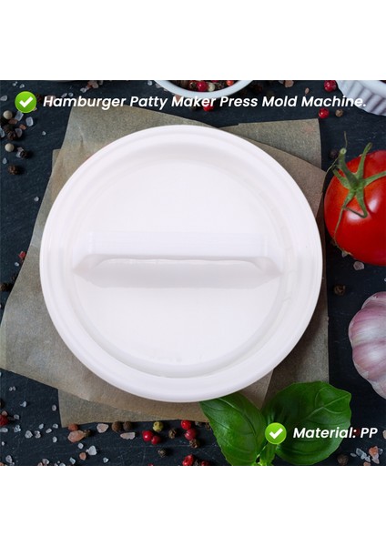 Hamburger Makinesi Burger Pres Kalıbı Sebzeli Dana Eti Dövücü Mutfak Kalıbı El Sanatları (Yurt Dışından) indirimleri