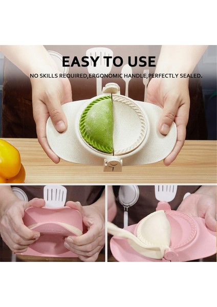 Empanada Maker Press, Hamur Kesicili 6 Inç Ekstra Büyük Mantı Makinesi Seti, Pierogi ve Pastelitos Için Mantı Kalıbı Seti (Yurt Dışından) fiyatları